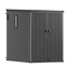 TERKKIN RIDGENOR Vertical 5 x 7 ft Tall Storage Shed Standard Graphite Grey