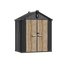 TERKKIN KingCenter2 Gable 6x4 Storage Shed Standard Teak Brown - Main view
