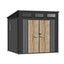 TERKKIN KingCenter2 Pent 8x7 Storage Shed Standard Teak Brown - Main view