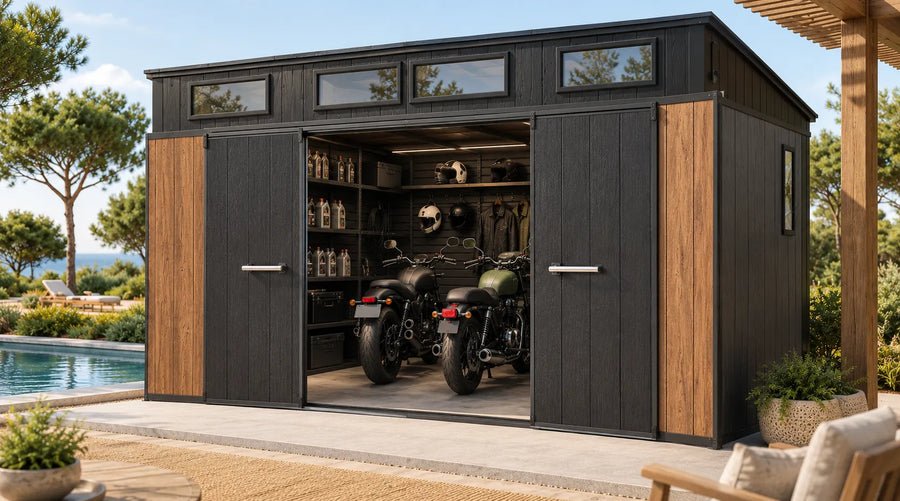 Motorcycle Shed Essentials: A Savvy Guide for Garage-less Riders
