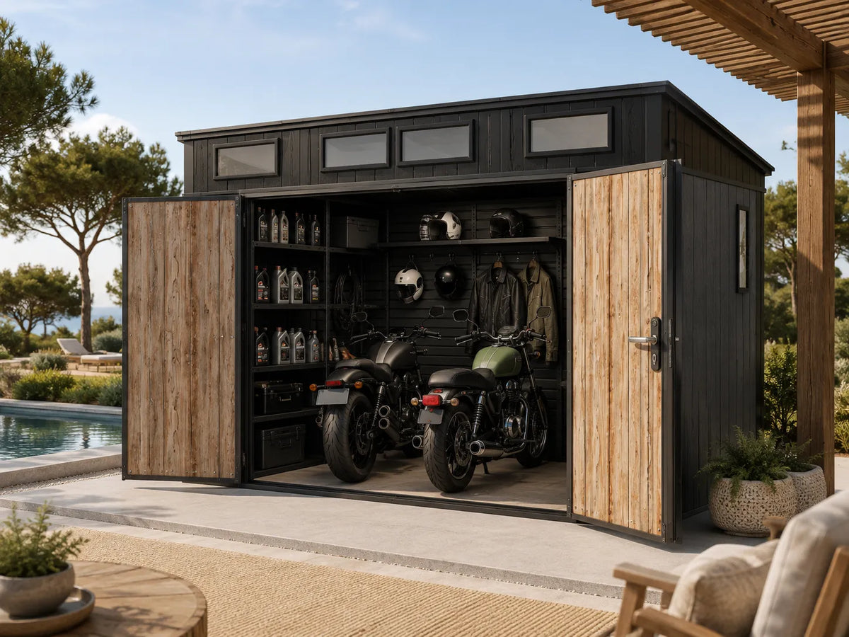 Motorcycle Shed Essentials: A Savvy Guide for Garage-less Riders