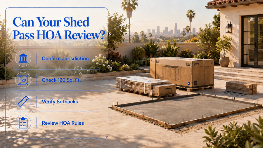 Do You Need a Permit for a Shed in Los Angeles? 2026 Rules