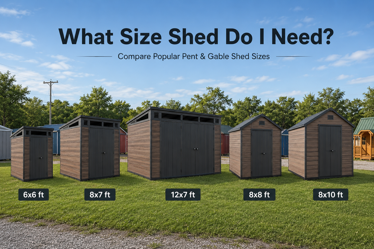 What Size Shed Do I Need? Guide & Calculator