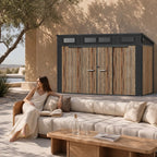 12′ X 7′ Shed With Pent Roof And Grid Window video