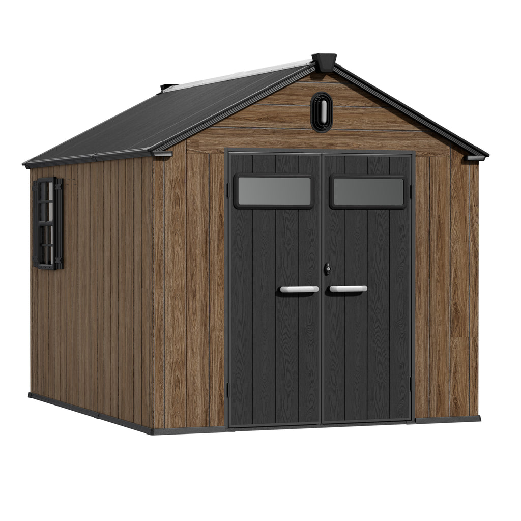 TERKKIN 8x10 Resin Storage Shed with Floor (Copy)