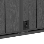 TERKKIN RIDGENOR Vertical 5 x 7 ft Tall Storage Shed Standard Graphite Grey
