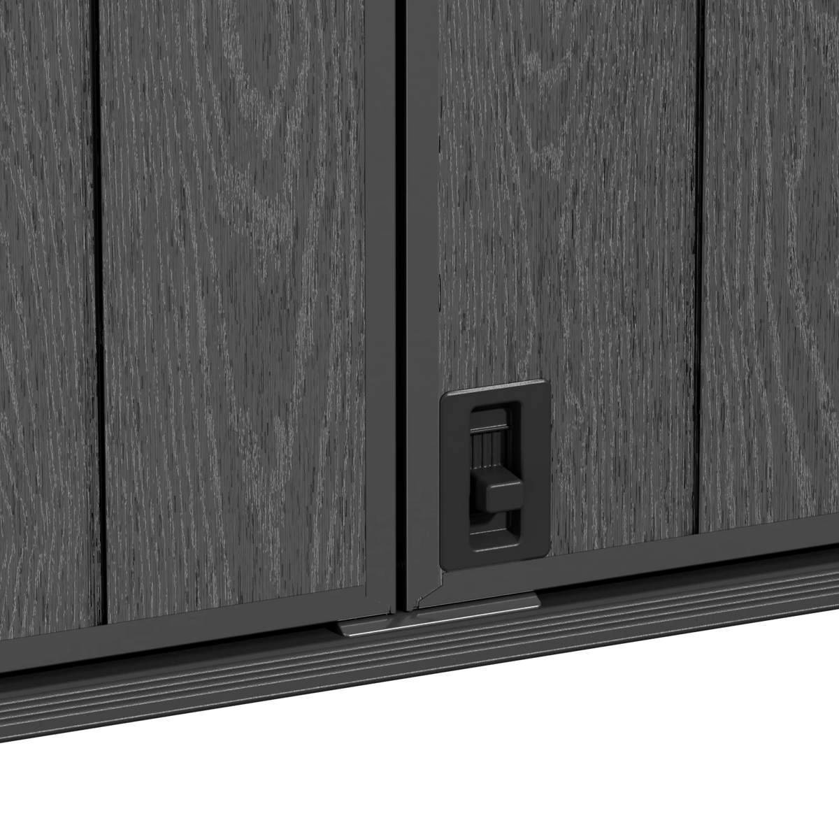 TERKKIN RIDGENOR Vertical 5 x 7 ft Tall Storage Shed Standard Graphite Grey