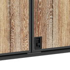 TERKKIN RIDGENOR Vertical 5 x 7 ft Tall Storage Shed Pro Ashwood Brown 3D