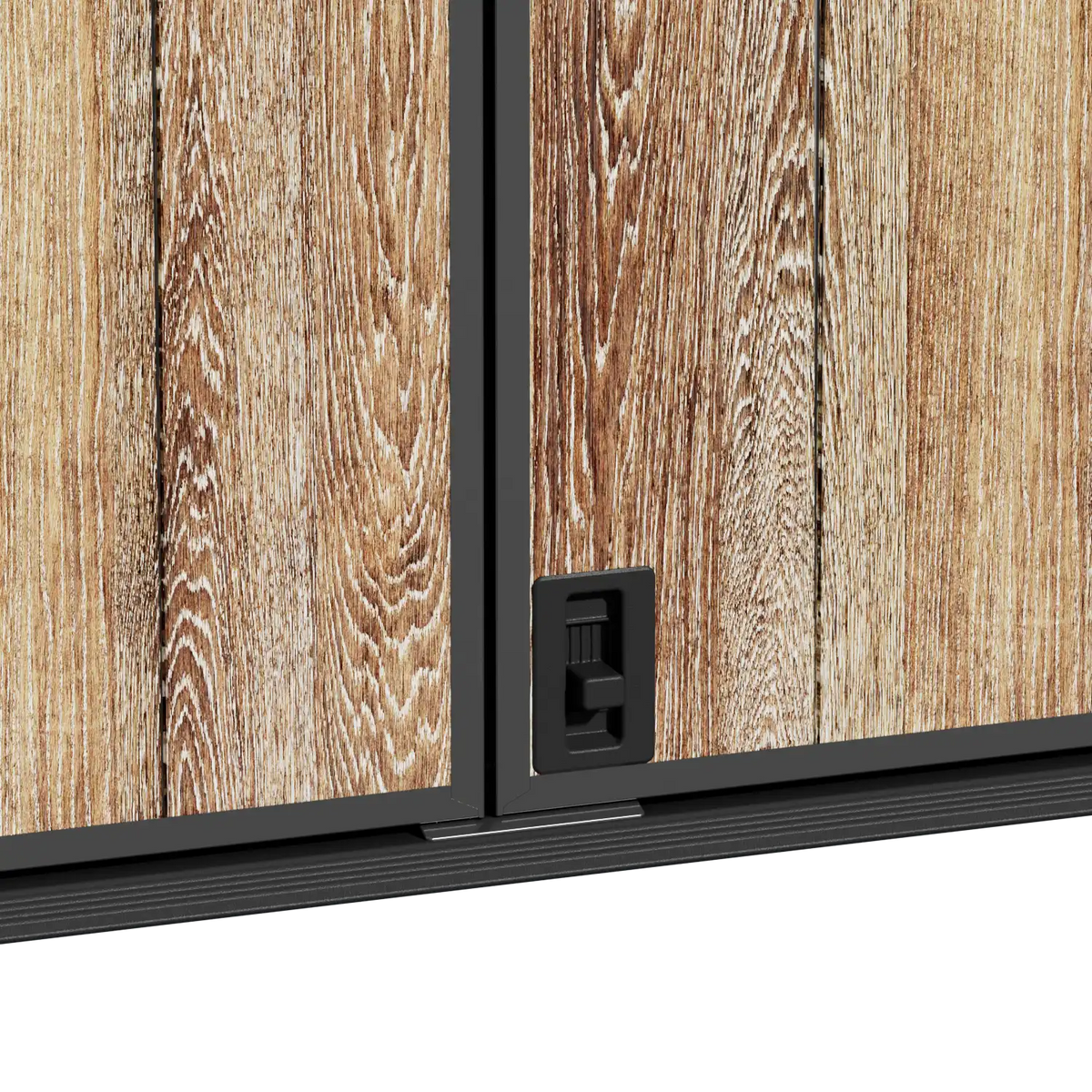 TERKKIN RIDGENOR Vertical 5 x 7 ft Tall Storage Shed Pro Ashwood Brown 3D