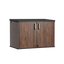 TERKKIN RIDGENOR Horizontal 6.3 x 3.6 ft Tall 2300L Storage Shed Ultra Dark Walnut 3D