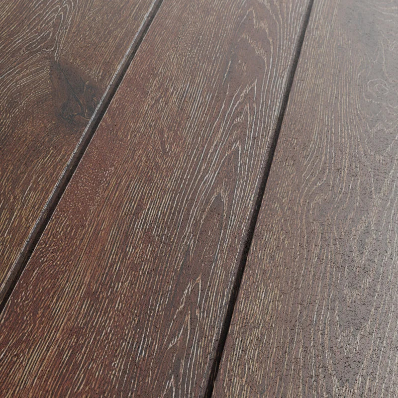 TERKKIN Pent 12x7 Storage Resin Shed Ultra Dark Walnut 3D