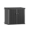 TERKKIN RIDGENOR Vertical 4.3 x 2.4 ft 900L Storage Shed Standard Graphite Grey