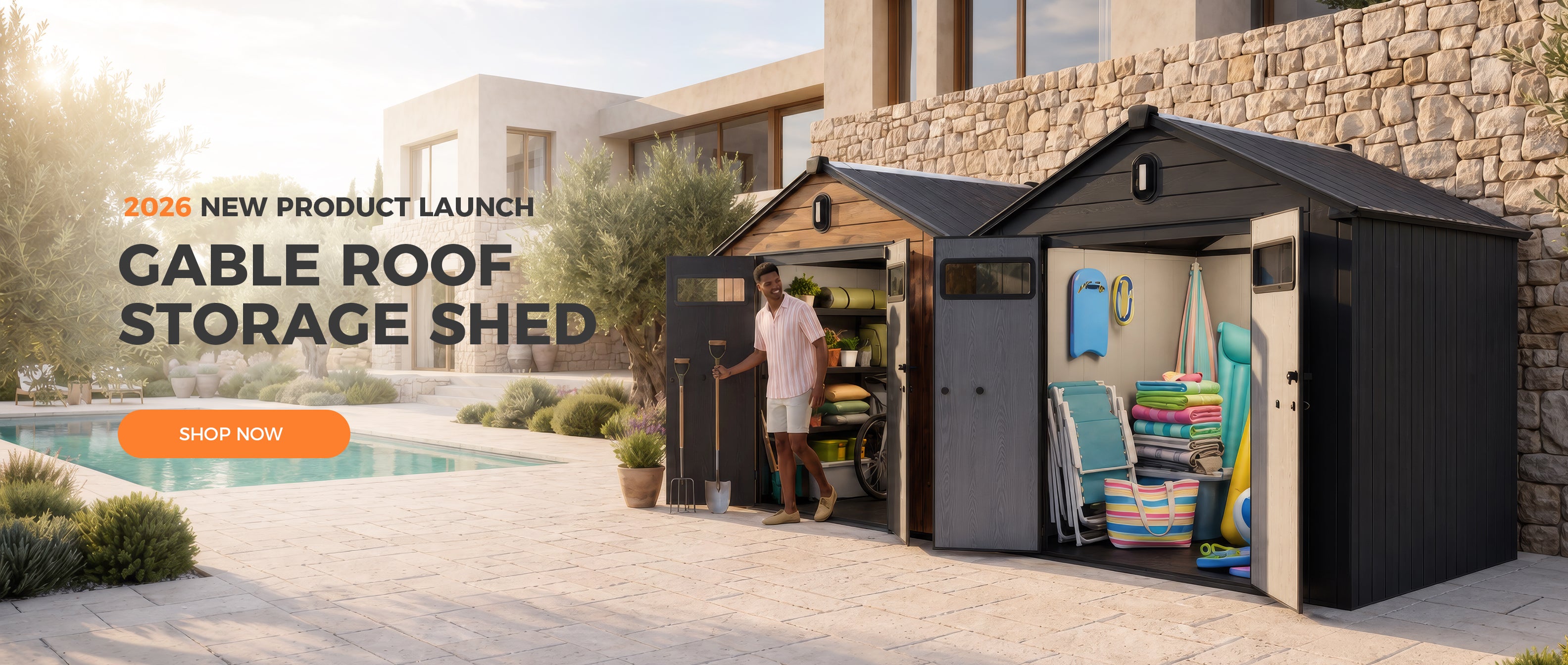 New Arrivals - Latest Outdoor Storage Sheds & Cabinets | TERKKIN