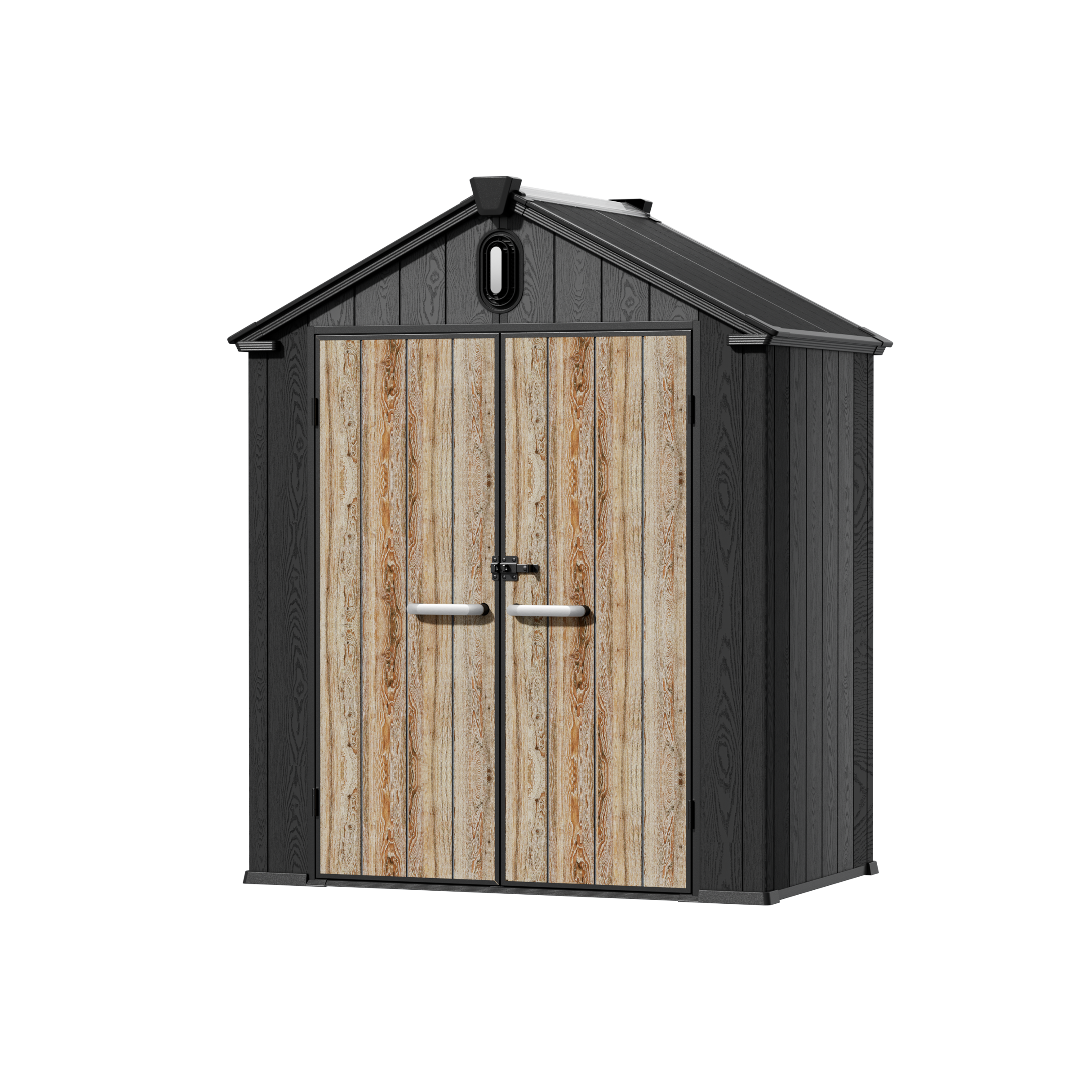 TERKKIN KingCenter2 Gable 6x4 Storage Shed Standard Teak Brown - Main view Main image