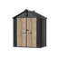 TERKKIN KingCenter2 Gable 6x4 Storage Shed Standard Teak Brown - Main view