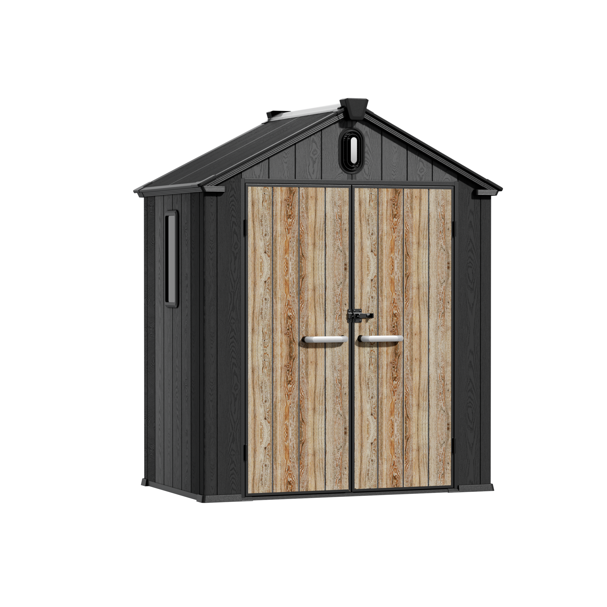 TERKKIN RIDGELON 6x4 Storage Shed Gable Standard Graphite Grey Secondary image