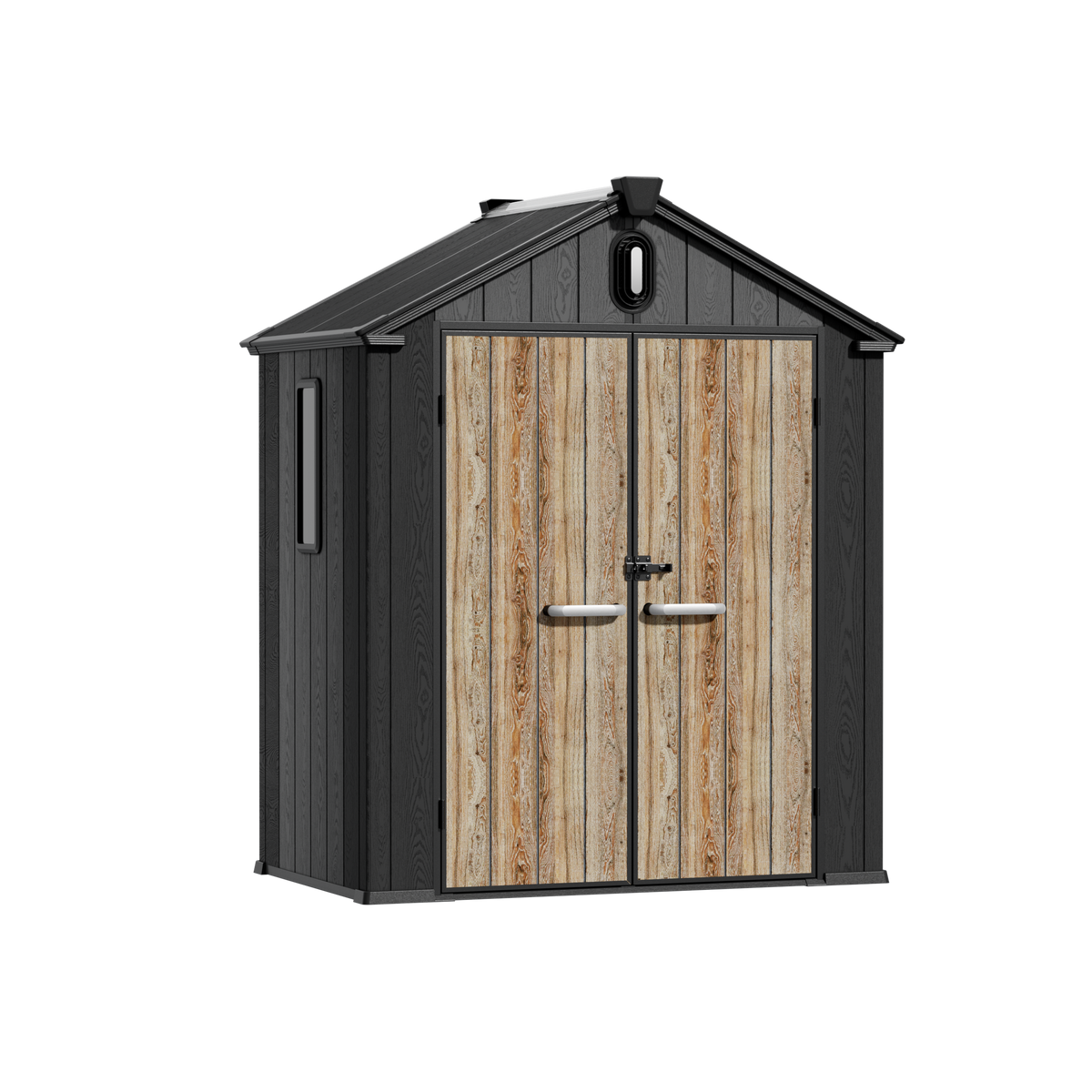 TERKKIN KingCenter2 Gable 6x4 Storage Shed Standard Teak Brown - Main view Main image