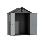 TERKKIN KingCenter2 Gable 6x4 Storage Shed Standard Teak Brown - Main view