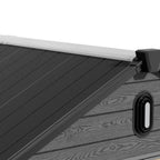 TERKKIN KingCenter2 Gable 8x10 Storage Shed Standard Teak Brown - Detail view