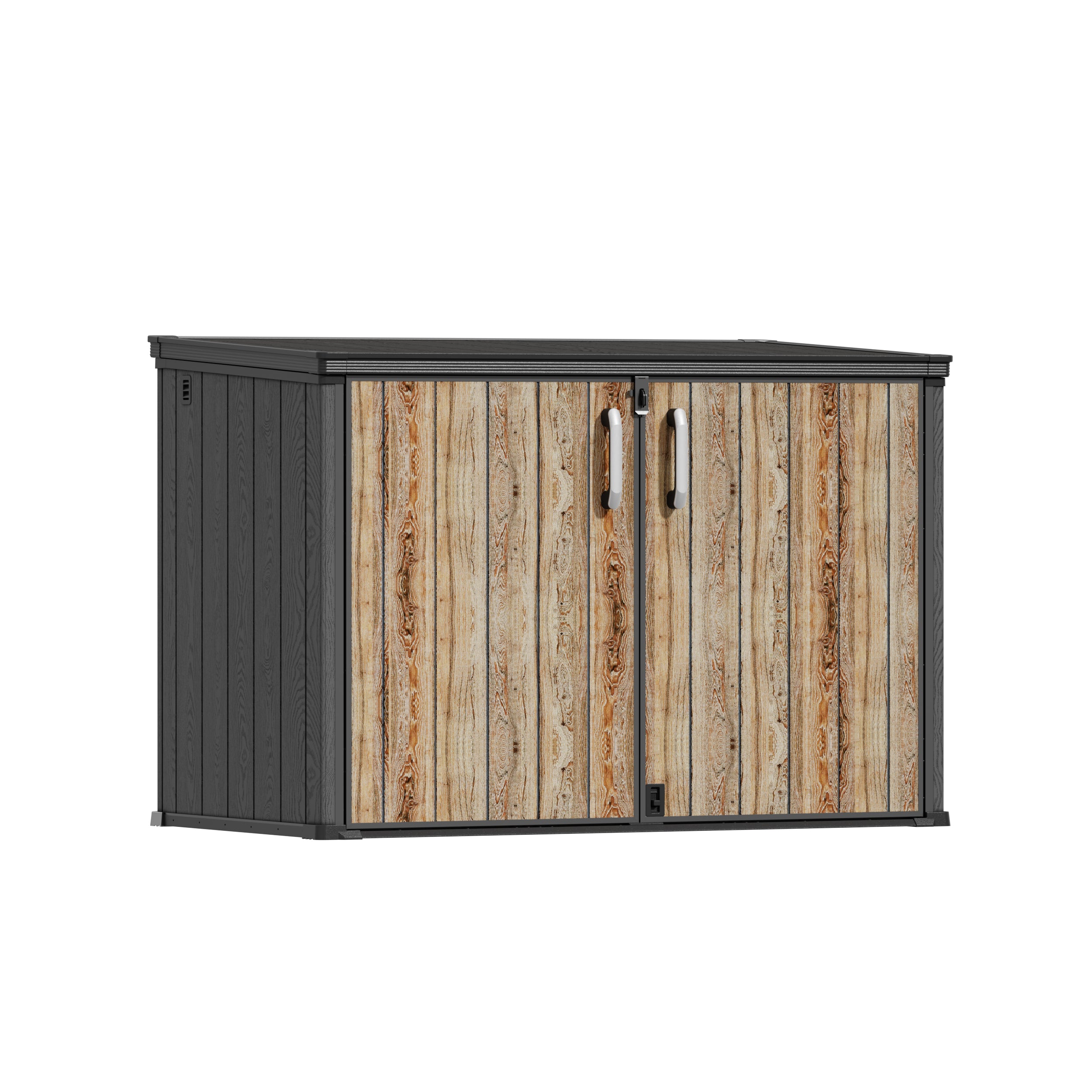 TERKKIN KingCenter2 Horizontal 6.3x3.6ft 2300L Storage Shed Standard Teak Brown - Main view