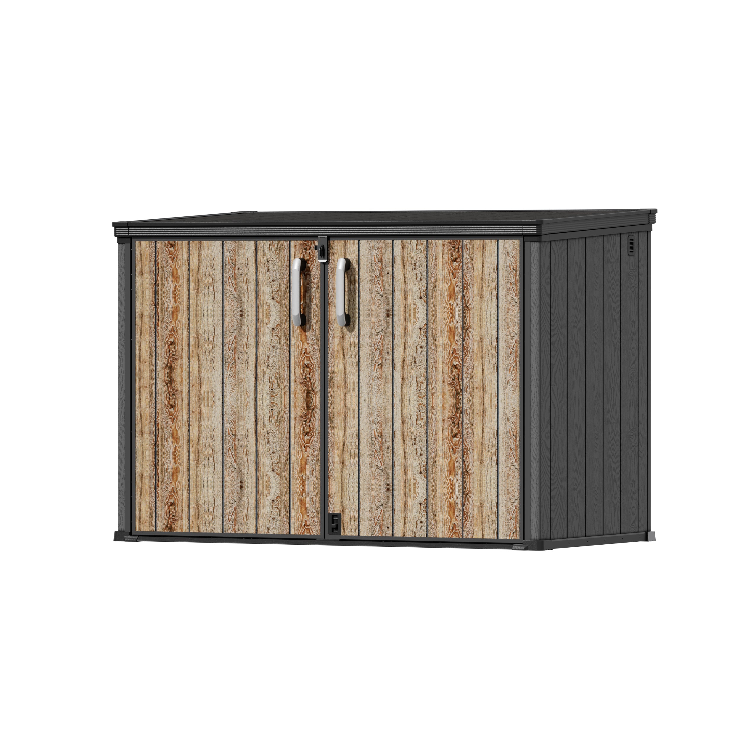 TERKKIN KingCenter2 Horizontal 6.3x3.6ft 2300L Storage Shed Standard Teak Brown - Main view
