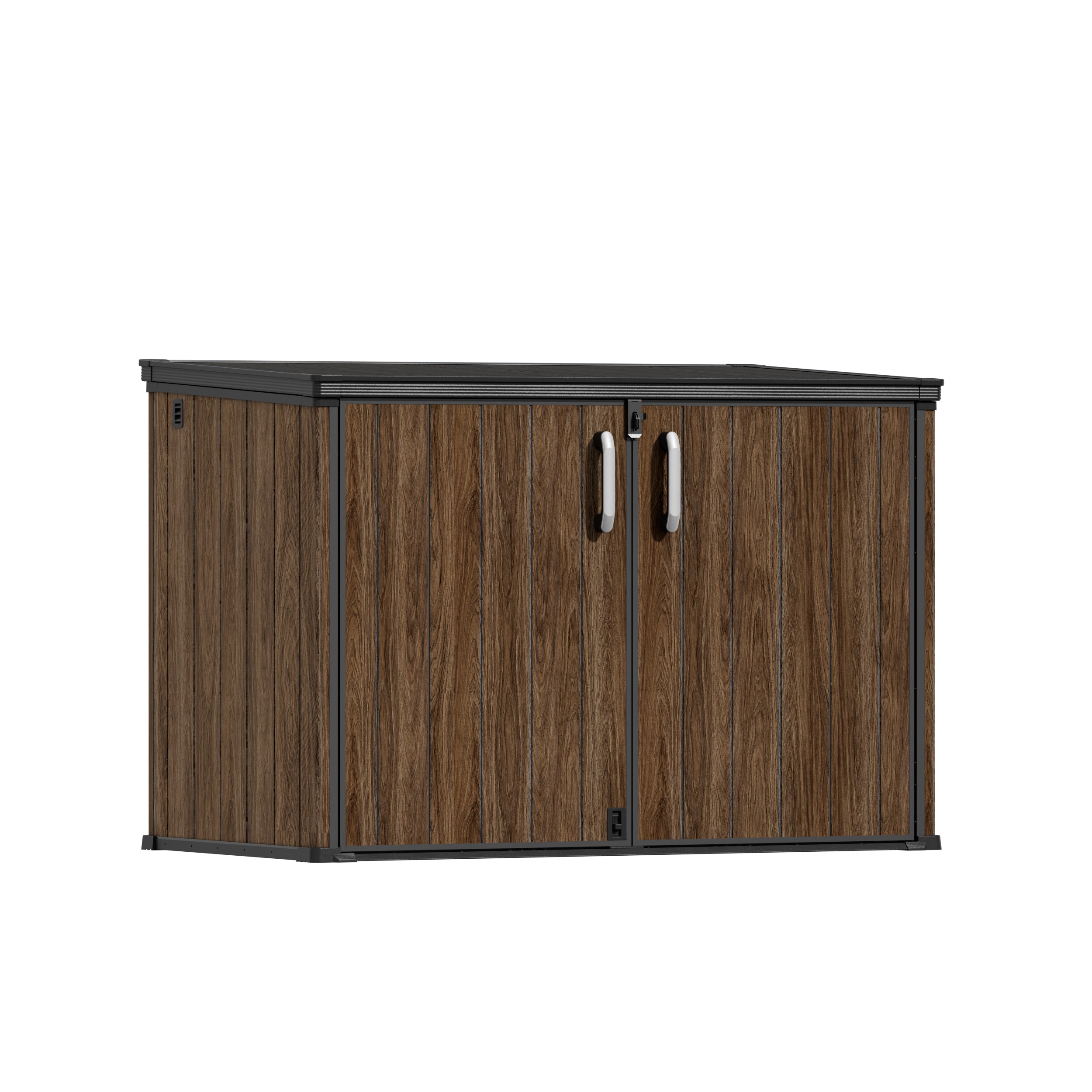 TERKKIN KingCenter2 Horizontal 6.3x3.6ft 2300L Storage Shed Ultra Warm Oak 3D Secondary image