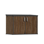 TERKKIN KingCenter2 Horizontal 6.3x3.6ft 2300L Storage Shed Ultra Warm Oak 3D - Main view