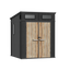 TERKKIN KingCenter2 Pent 6x6 Storage Shed Standard Teak Brown - Main view