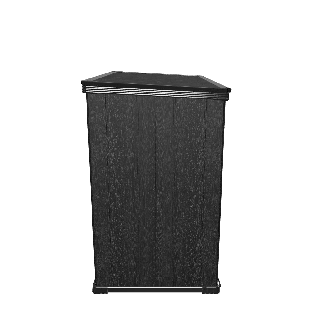 TERKKIN RIDGENOR 82 cu. ft Extra-Large Horizontal Outdoor Storage Shed, 6.3 ft W × 3.6 ft D, Pro, Ashwood Brown 3D