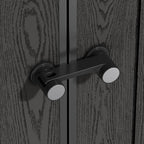 TERKKIN KingCenter2 Vertical 5x7ft Tall Storage Shed Standard Teak Brown - Detail view
